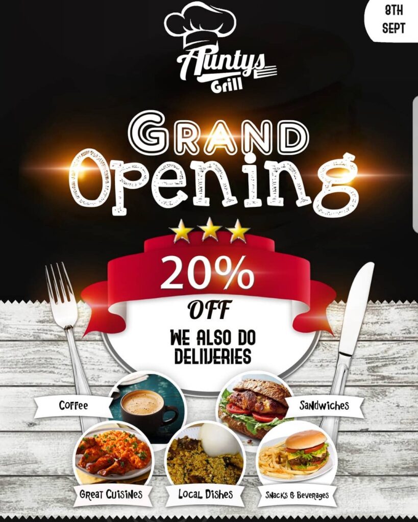 Aunty's Grill Grand Opening