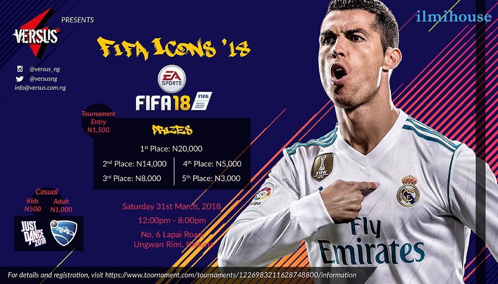 FIFA Icons'18 event poster